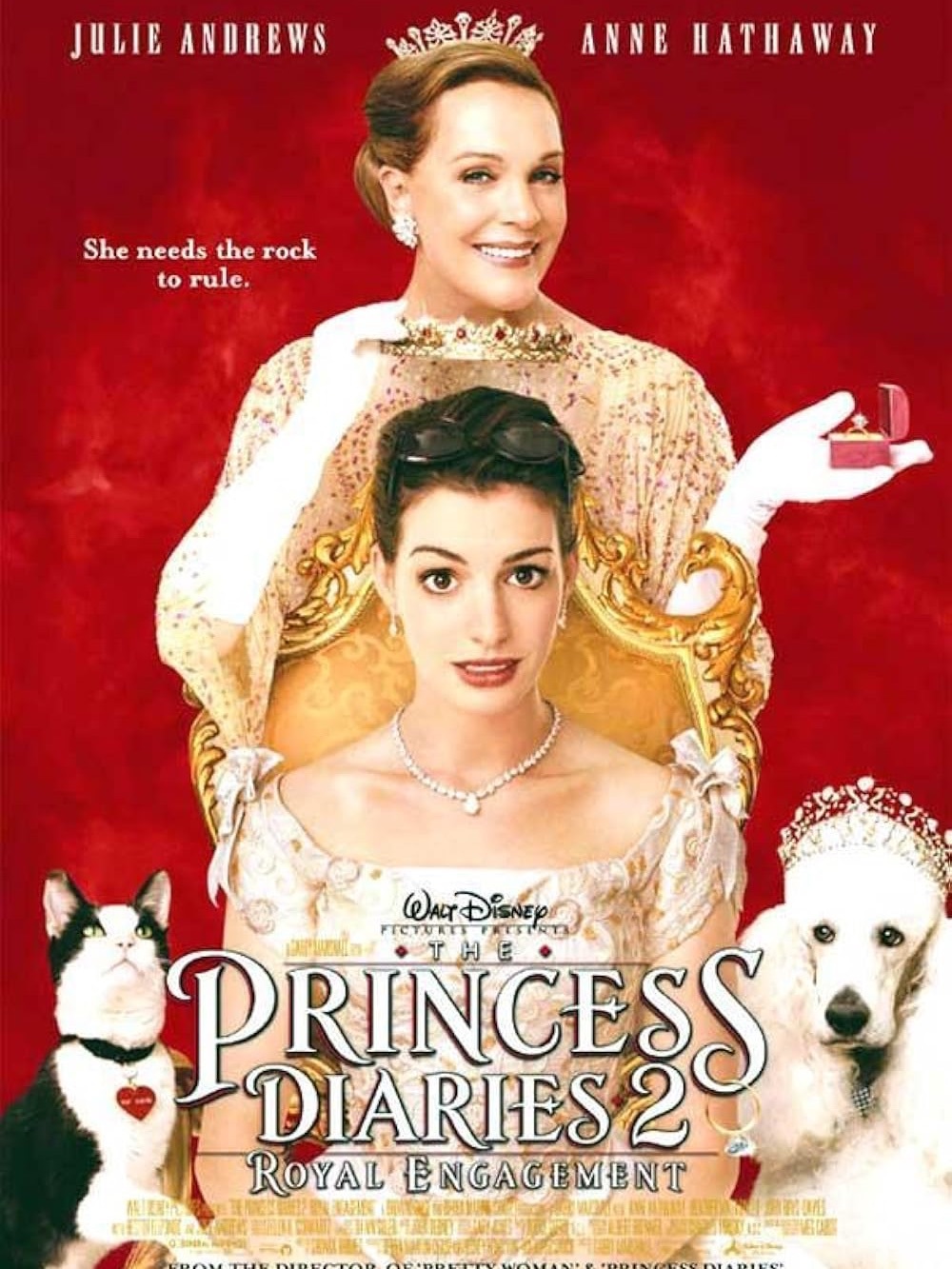 THE PRINCESS DIARIES 2 Original Movie Poster 27X40 Anne Hathaway Julie Andrew